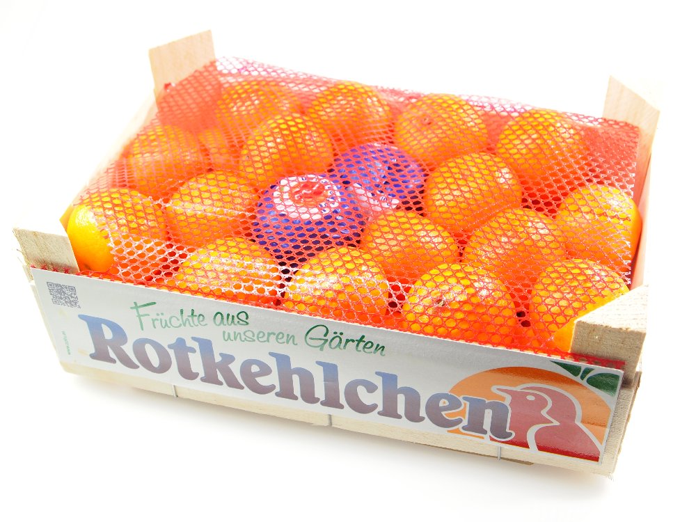 Clementinen Angebot KW43-44 Clementinen Rotkehlchen Kiste